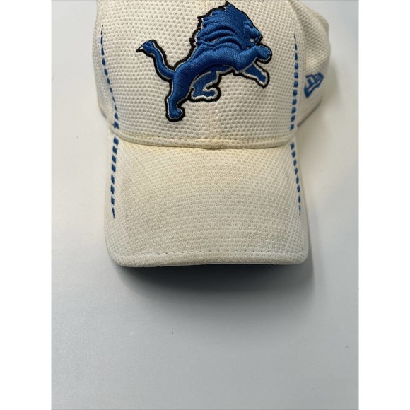 New Era NFL Detroit Lions Cap Blue Embroidered White 39 Thirty Brand L/XL - Picture 12 of 12